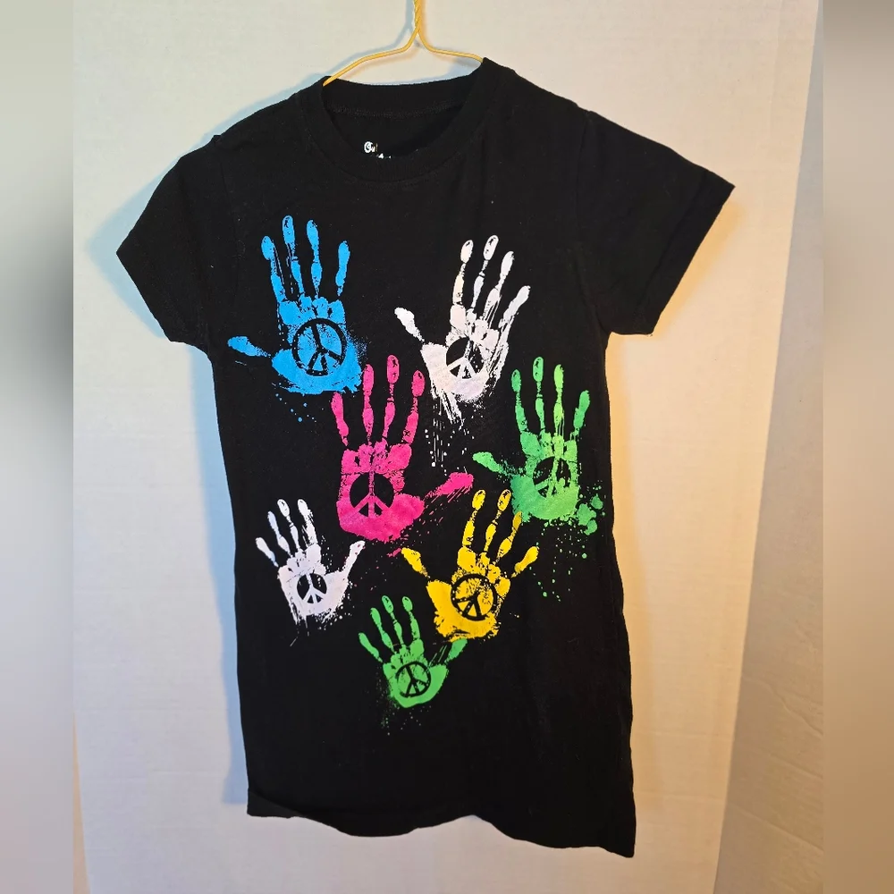 Justice Girl's Graphic T-Shirts and Camo Jacket Set size 12/14